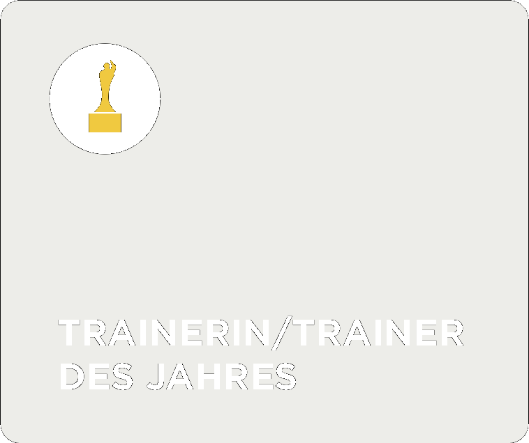 Trainerin/Trainer des Jahres